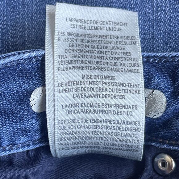 Seven7 Jean Shorts Womens Size 16 Denim Bermuda Summer Classic Blue Weekend - Picture 8 of 13